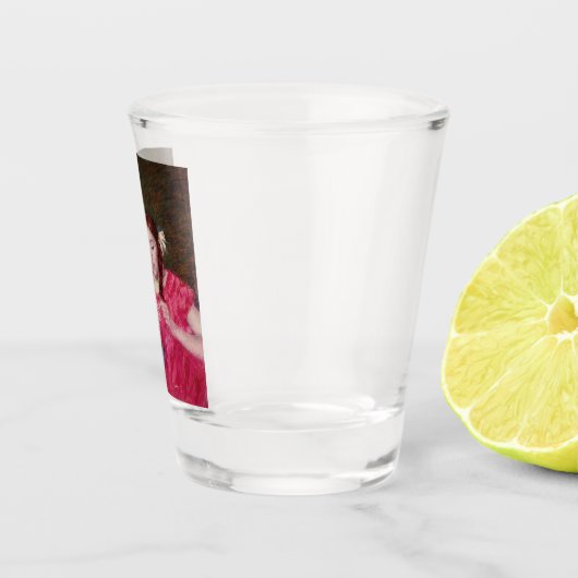 De haakles (twee zussen) shot glas (Rechts)