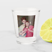 De haakles (twee zussen) shot glas (Voorkant)