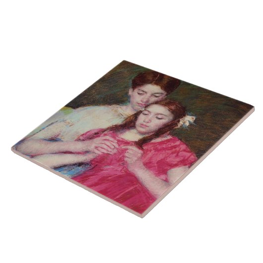 De haakles (twee zussen) tegeltje (Zijkant)