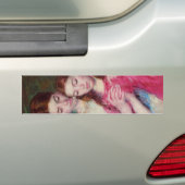 De haakles (Twee zusters) Bumpersticker (Op auto)