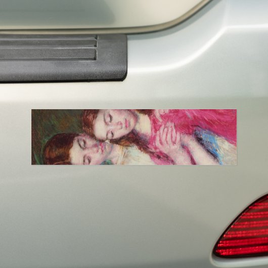 De haakles (Twee zusters) Bumpersticker (Op auto)