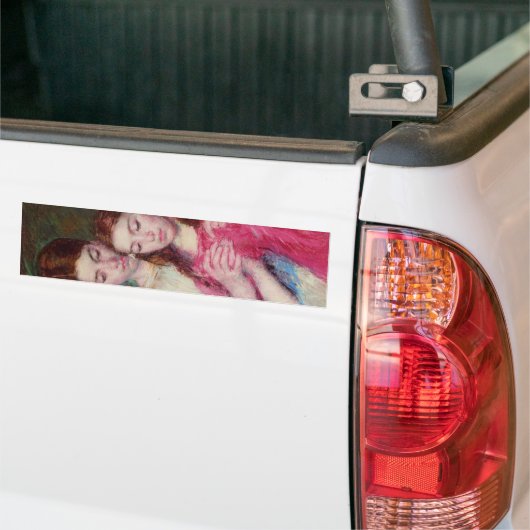 De haakles (Twee zusters) Bumpersticker (Op Truck)