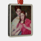 De haakles (Twee zusters) Metalen Ornament (Rechts)