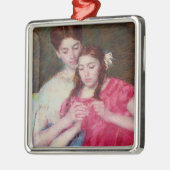 De haakles (Twee zusters) Metalen Ornament (Links)