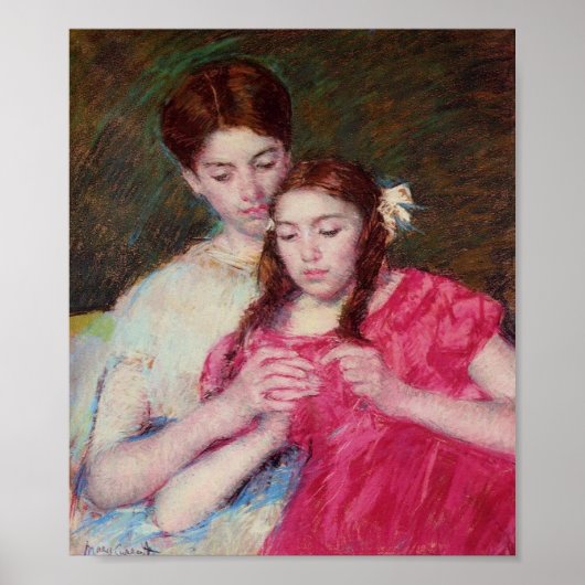 De haakles (Twee zusters) Poster (Voorkant)