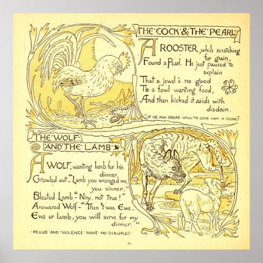 De Haan en de Parel - De Wolf en het Lam Poster (Voorkant)