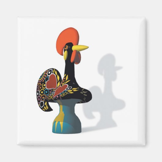 De haan van Barcelos Magnet (Voorkant)