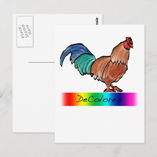 De Haan van DeColores Briefkaart (Voorkant / Achterkant)