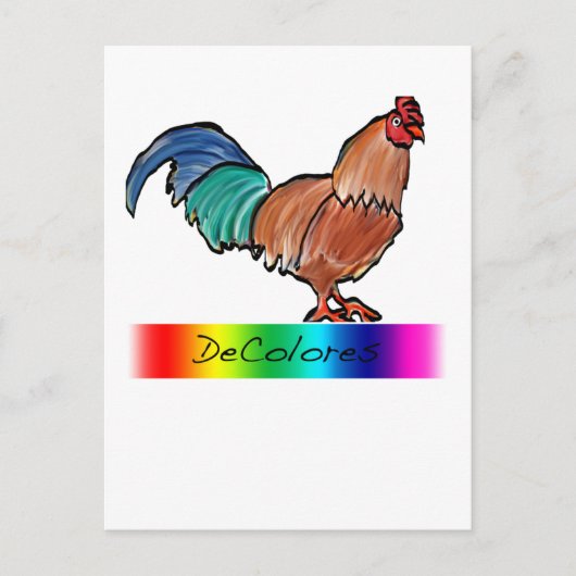 De Haan van DeColores Briefkaart (Voorkant)