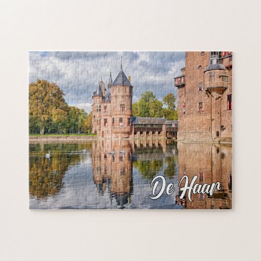 De Haar Castle, Utrecht, Netherlands Legpuzzel (Horizontaal)