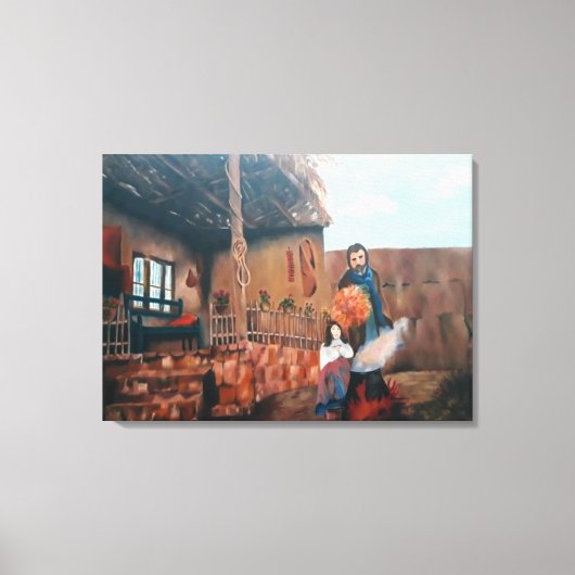 De Haard van het Erfgoed Canvas Afdruk (Voorkant)