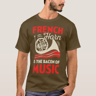 de haard van het frans is de muziekkern t-shirt