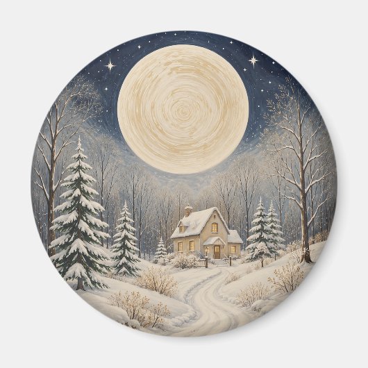 De Haard van Winter's Gloed Magneet (Voorkant)
