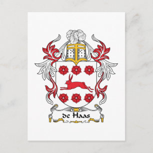 de Haas Family Crest Briefkaart
