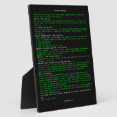 De Hacker's Manifesto Fotoplaat (Zijkant)