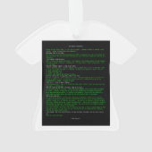 De Hacker's Manifesto Ornament (achterkant)