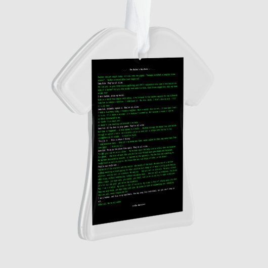 De Hacker's Manifesto Ornament (voorkant)