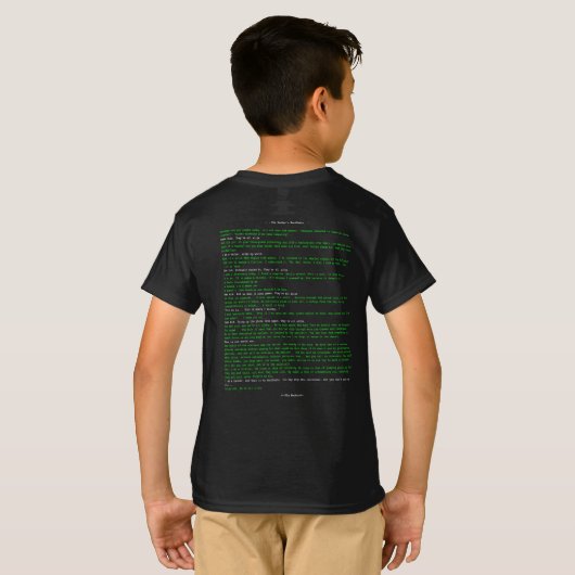 De Hacker's Manifesto T-shirt (Achterkant volledig)