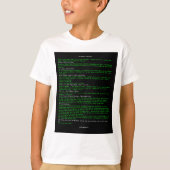 De Hacker's Manifesto T-shirt (Voorkant)