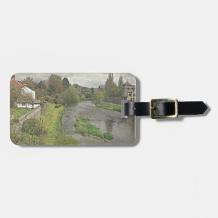 De Hafren in Newtown, Powys Bagagelabel