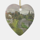 De Hafren in Newtown, Powys Keramisch Ornament (Rechts)