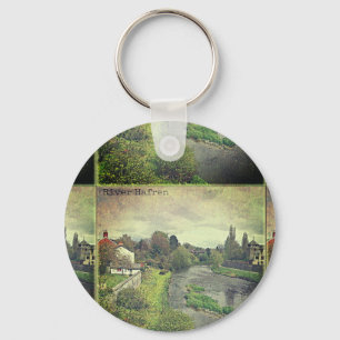 De Hafren in Newtown, Powys Sleutelhanger