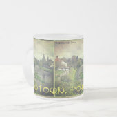 De Hafren in Newtown, Powys, Wales Matglas Koffiemok (Voorkant links)