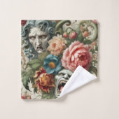 De Hag & de Howl - Gotisch Victoriaans Bad Handdoek (Wasdoekje)