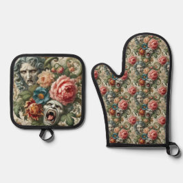 De Hag & de Howl - Gotisch Victoriaans Ovenwant & Pannenlap Set