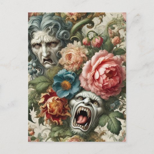 De Hag & de Howl – Gotische Victoriaanse stijl Feestdagenkaart (Voorkant)