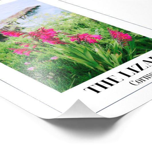 De hagedis, Cornwall Foto Afdruk (Hoek)