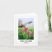 De hagedis, Cornwall Kaart (Voorkant)