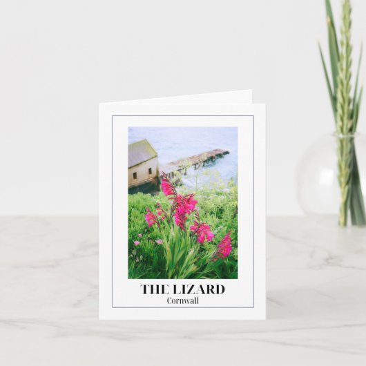 De hagedis, Cornwall Kaart (Voorkant)