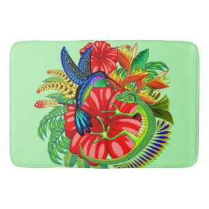 De hagedis en de vogel badmat