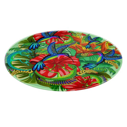 De hagedis en de vogel snijplank (Hoek)