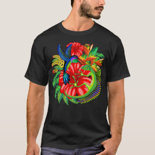 De hagedis en de vogel t-shirt