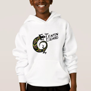 De hagedis van de Leapin Kinder Hoodie