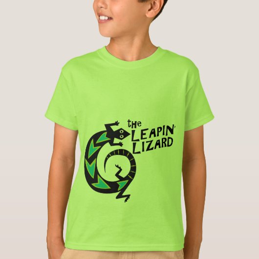 De hagedis van de Leapin | Kinder T-Shirt (Voorkant)