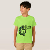 De hagedis van de Leapin | Kinder T-Shirt (Voorkant volledig)
