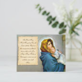 De hagel Mary Briefkaart (Staand voorkant)