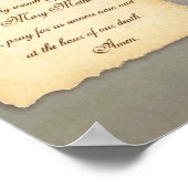 De hagel Mary Poster (Hoek)