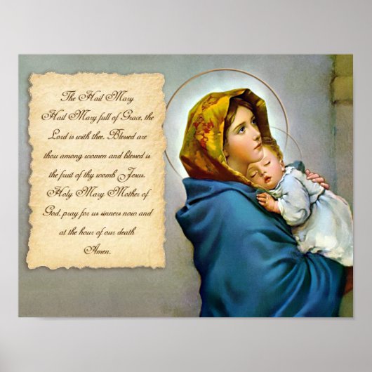 De hagel Mary Poster (Voorkant)