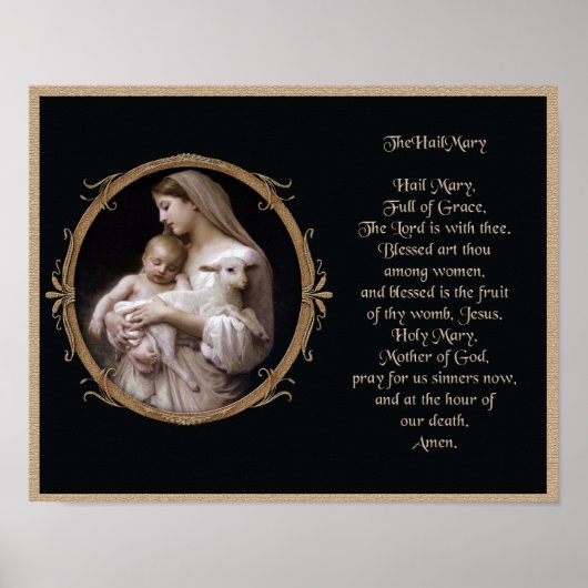 De hagel Mary Poster (Voorkant)