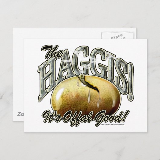 De Haggis. Briefkaart (Voorkant / Achterkant)