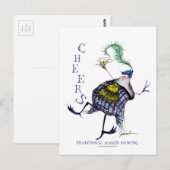 de haggis dans briefkaart (Voorkant / Achterkant)