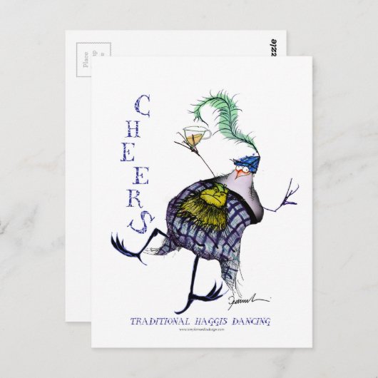 de haggis dans briefkaart (Voorkant / Achterkant)