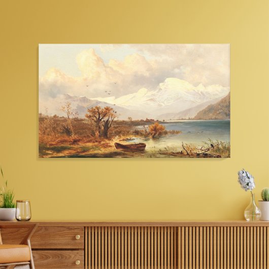 De Haider Meer – Emil Barbarini Canvas Afdruk (Insitu (Woonkamer))