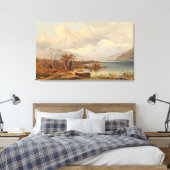 De Haider Meer – Emil Barbarini Canvas Afdruk (Insitu (Slaapkamer))