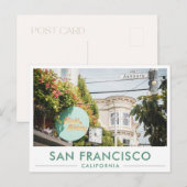 De Haight & Ashbury San Francisco Foto Briefkaart (Voorkant / Achterkant)