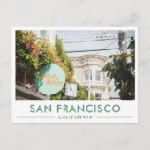 De Haight & Ashbury San Francisco Foto Briefkaart (Voorkant)